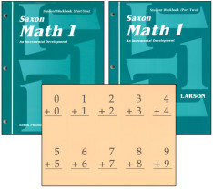 Saxon Math 1 Student Workbook Set